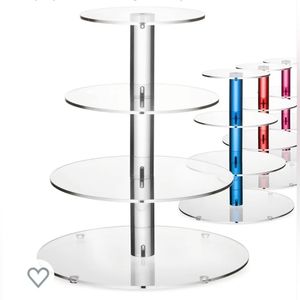 4-Tier Acrylic Cupcake display Stand